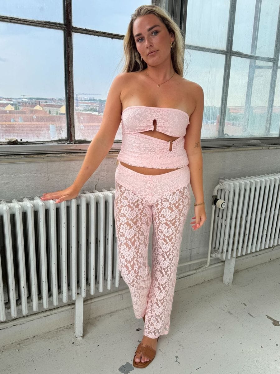 Alma Lace Set Pink