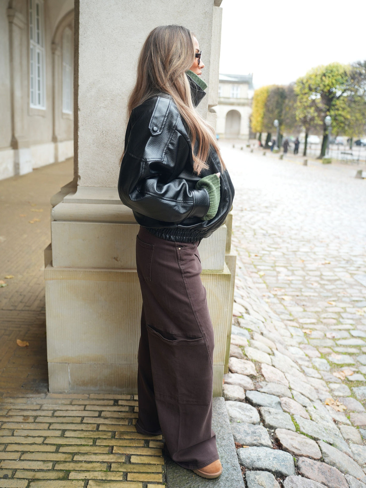 Althea Pocket Jeans Brown
