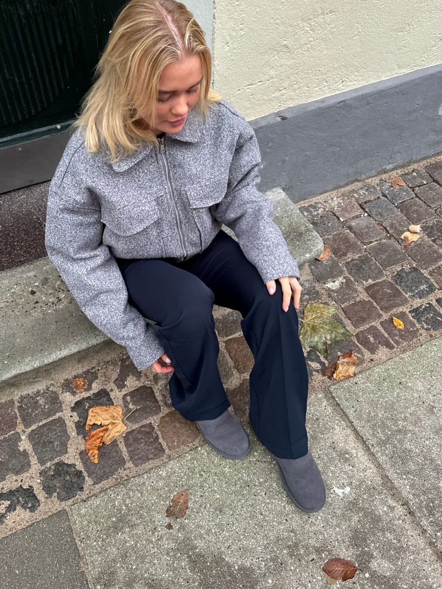 Teddy Boots Grey