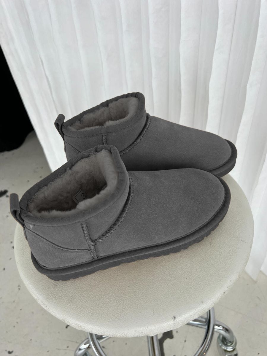 Teddy Boots Grey