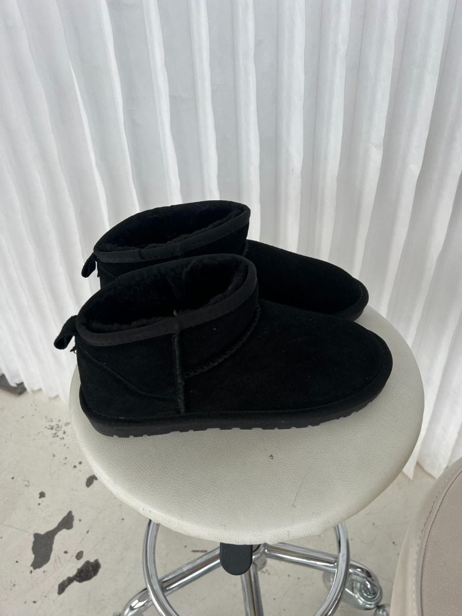 Teddy Boots Black