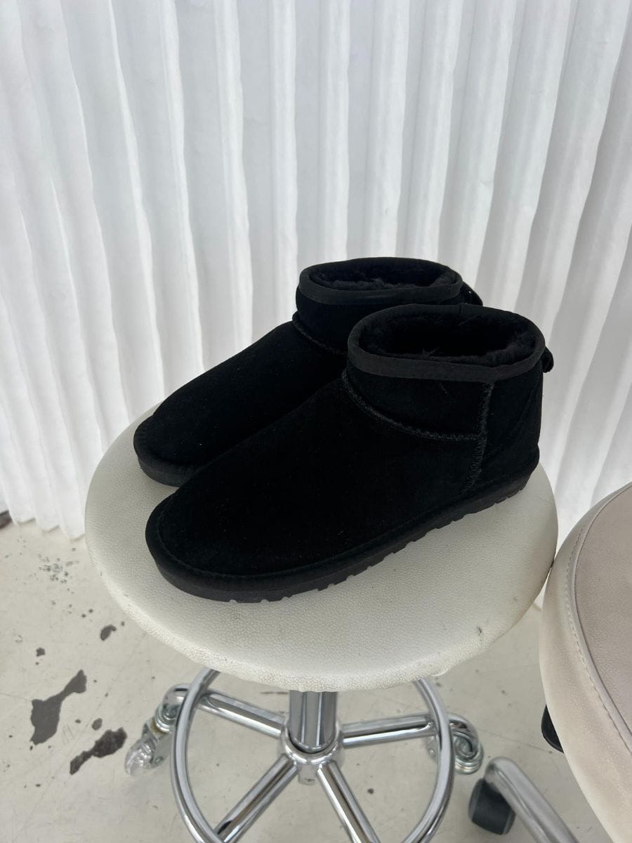 Teddy Boots Black