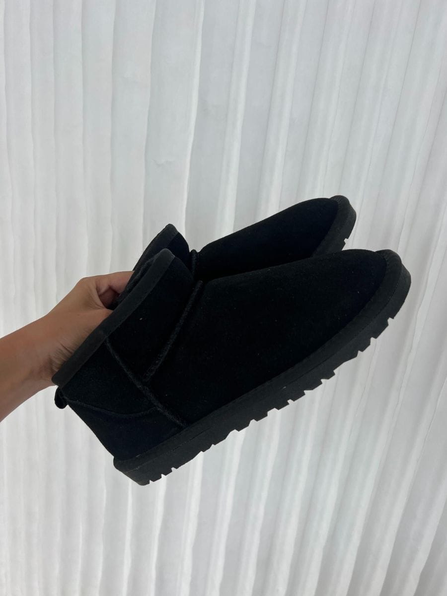 Teddy Boots Black