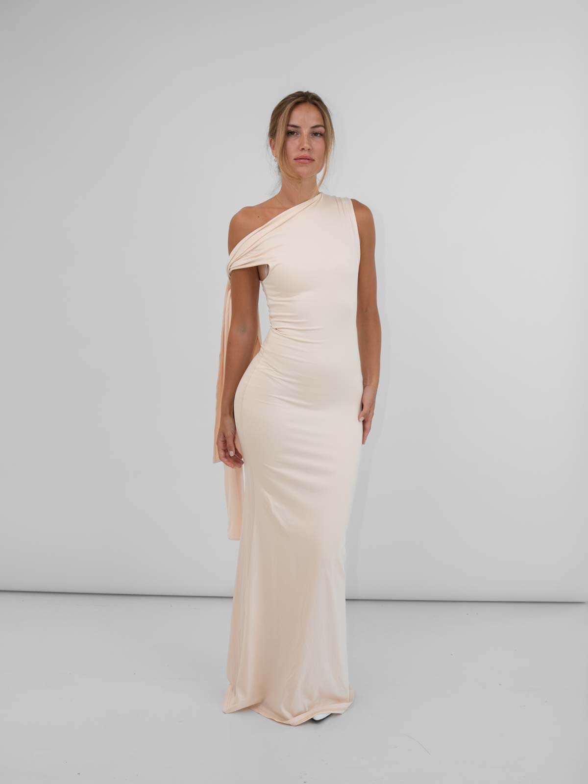 Annah Maxi Dress Beige