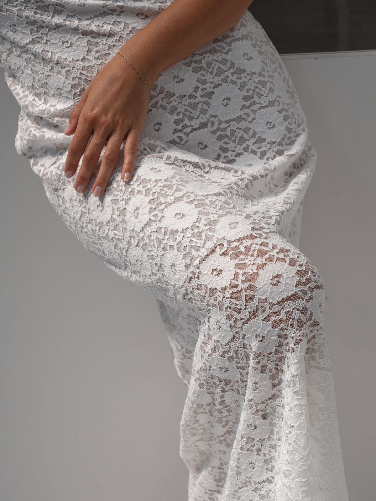 Oura Lace Dress Ivory