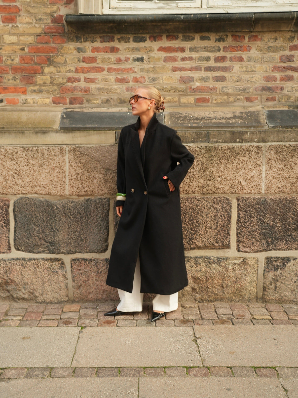 Kelly Long Coat Black