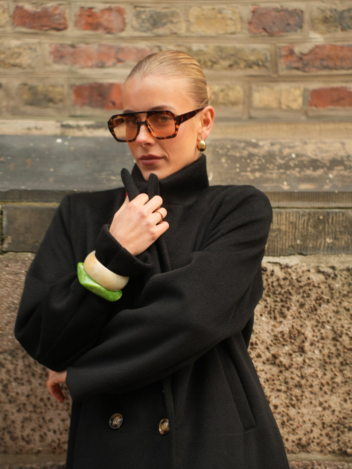 Kelly Long Coat Black