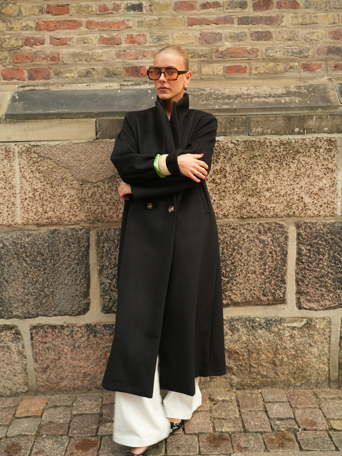 Kelly Long Coat Black