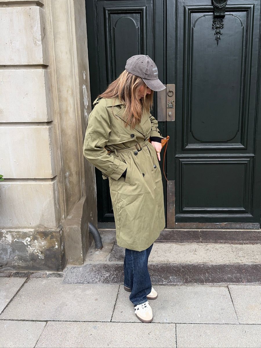 Elle trenchcoat - Dark green