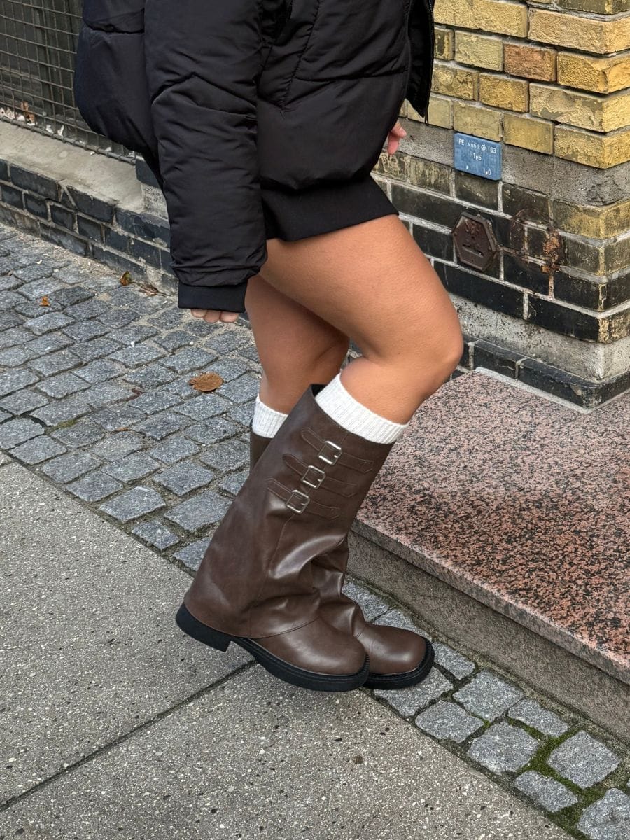 Ellie Boots Dark Brown