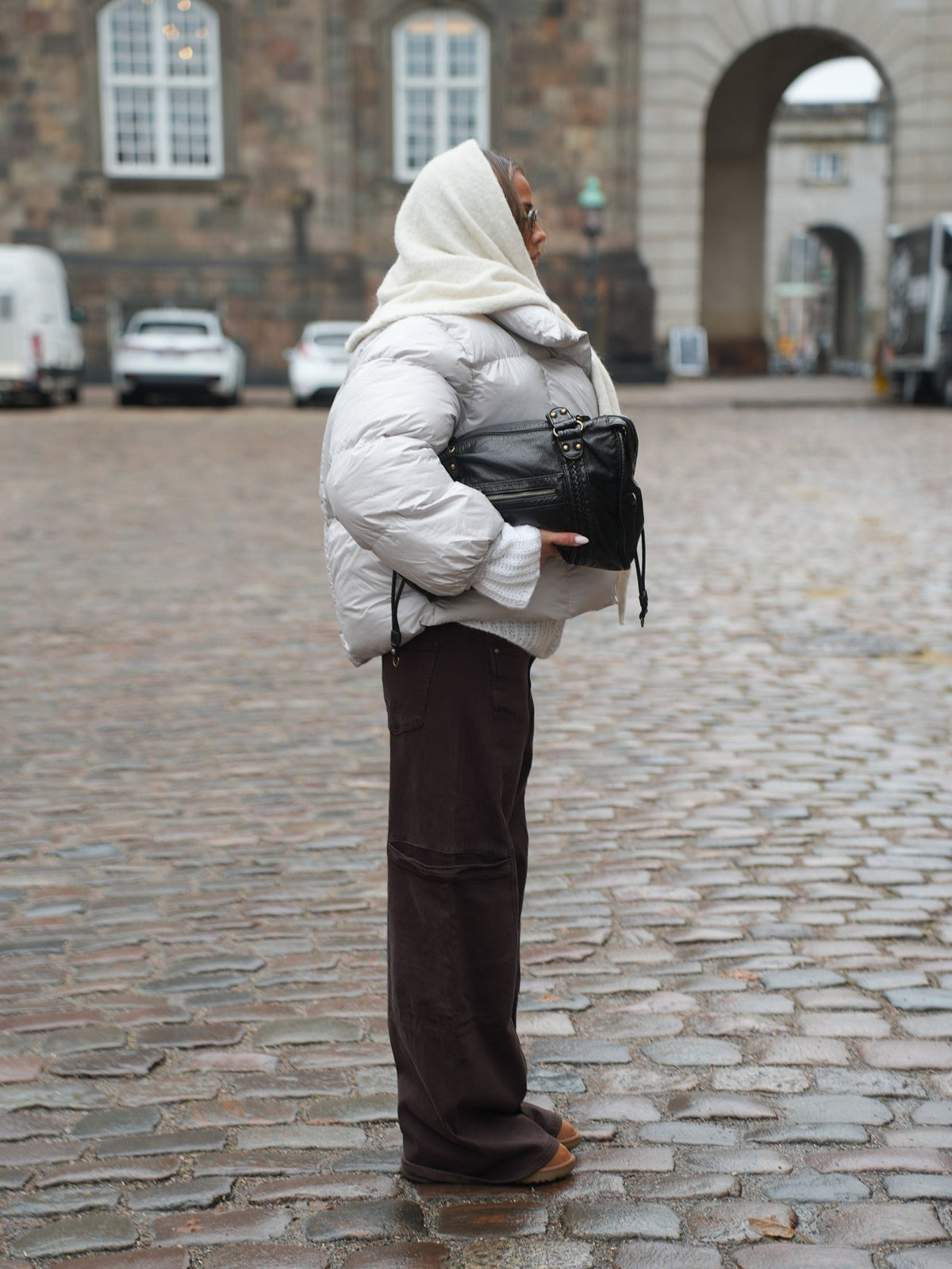 Ellinor Puffer Jacket Ivory