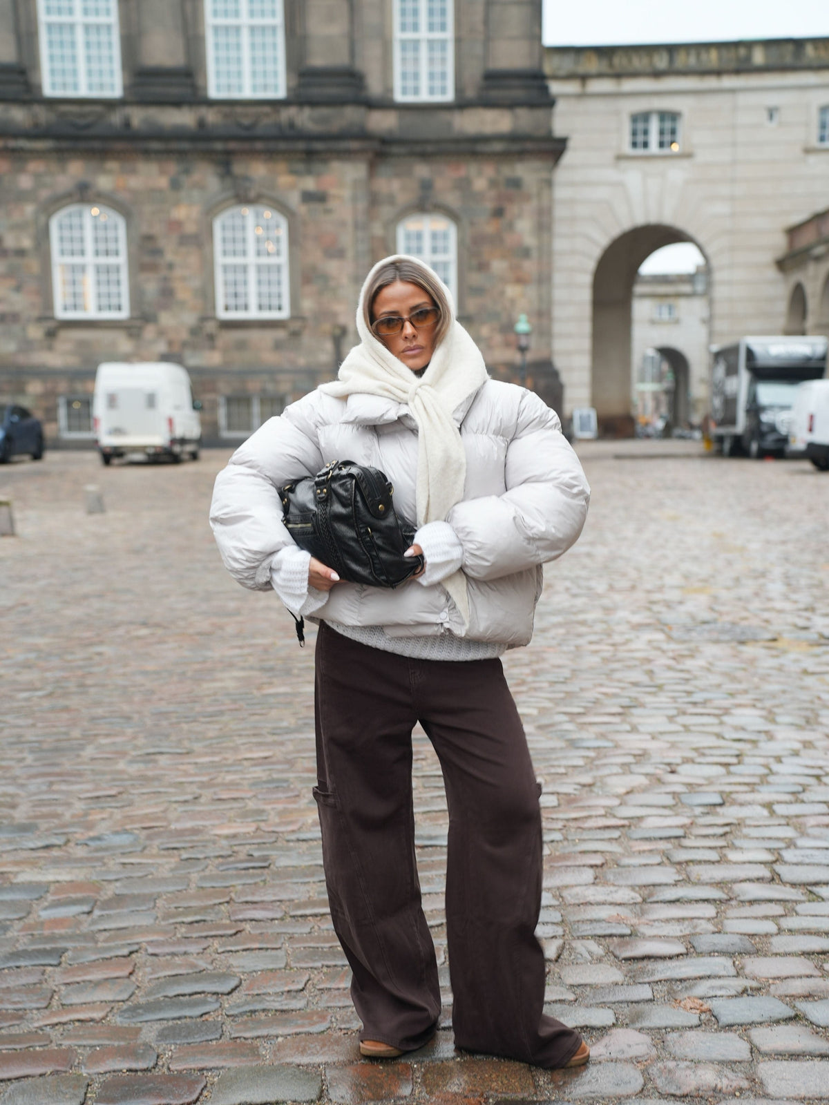 Ellinor Puffer Jacket Ivory