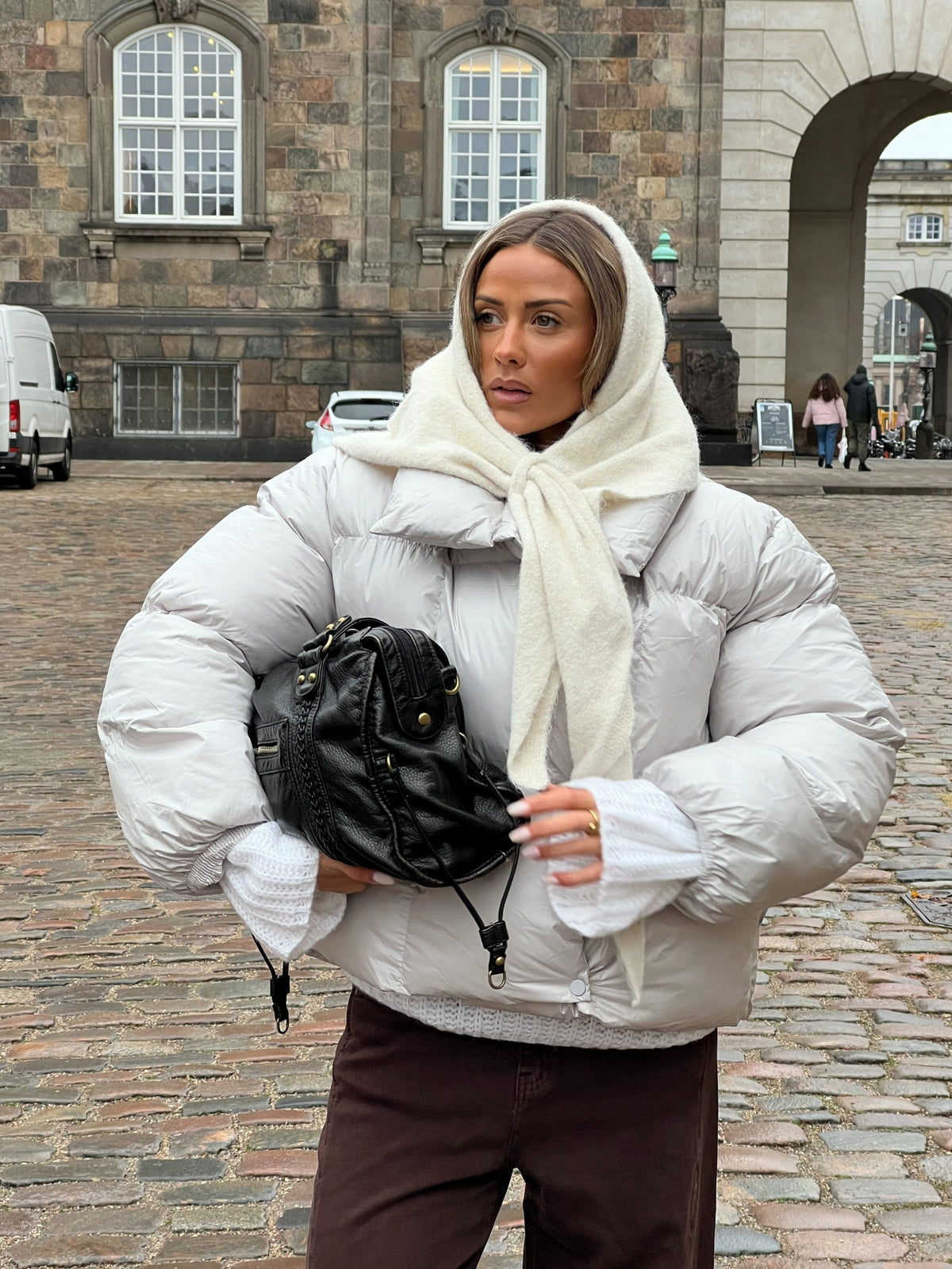 Ellinor Puffer Jacket Ivory