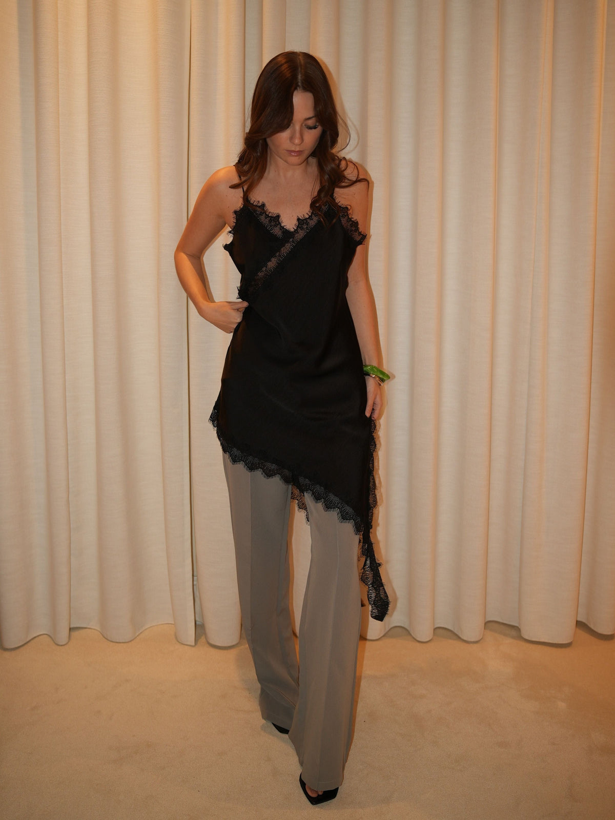 Ester Lace Dress Black
