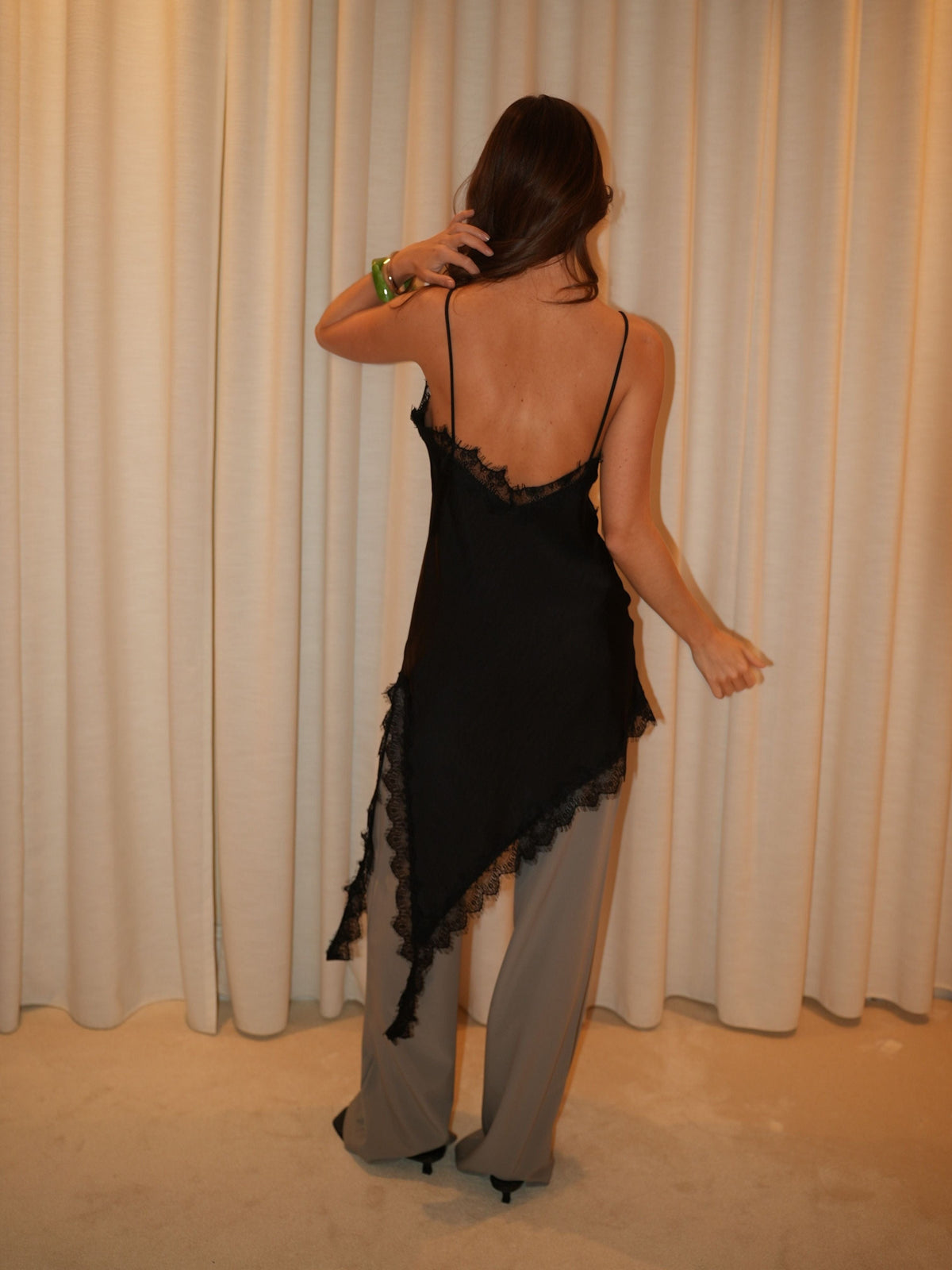 Ester Lace Dress Black