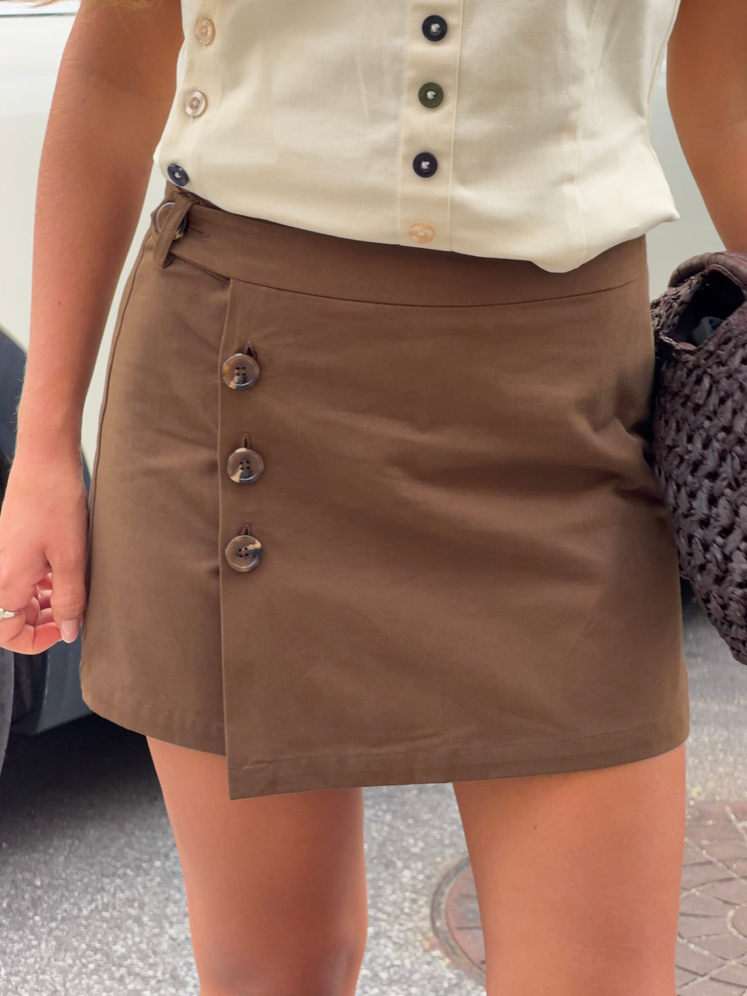 Ruby mini skirt - Brown