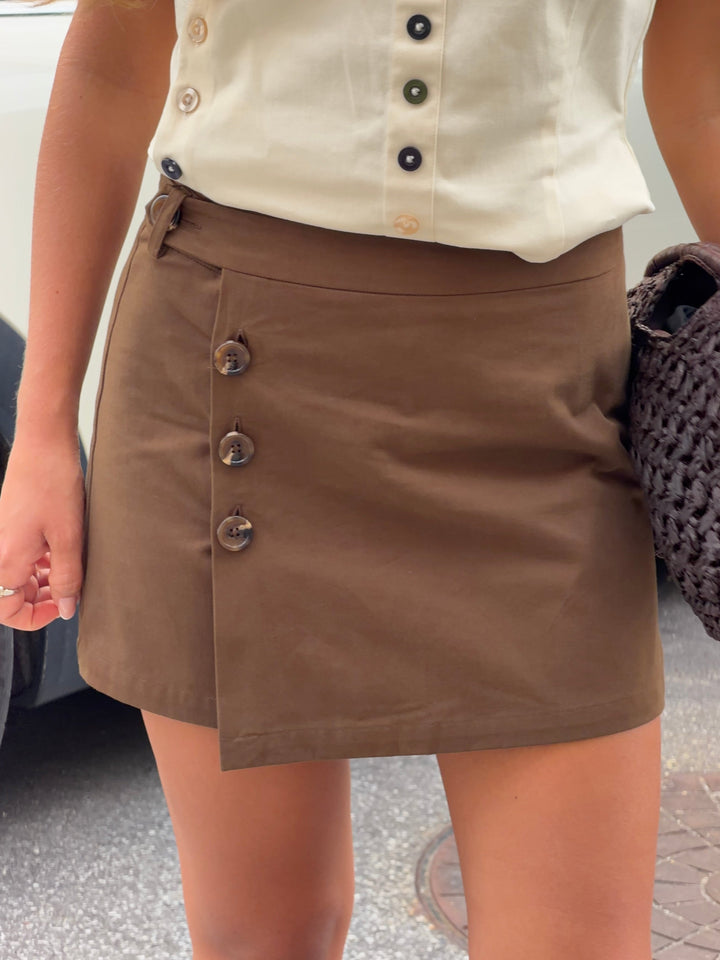 Ruby mini skirt - Brown