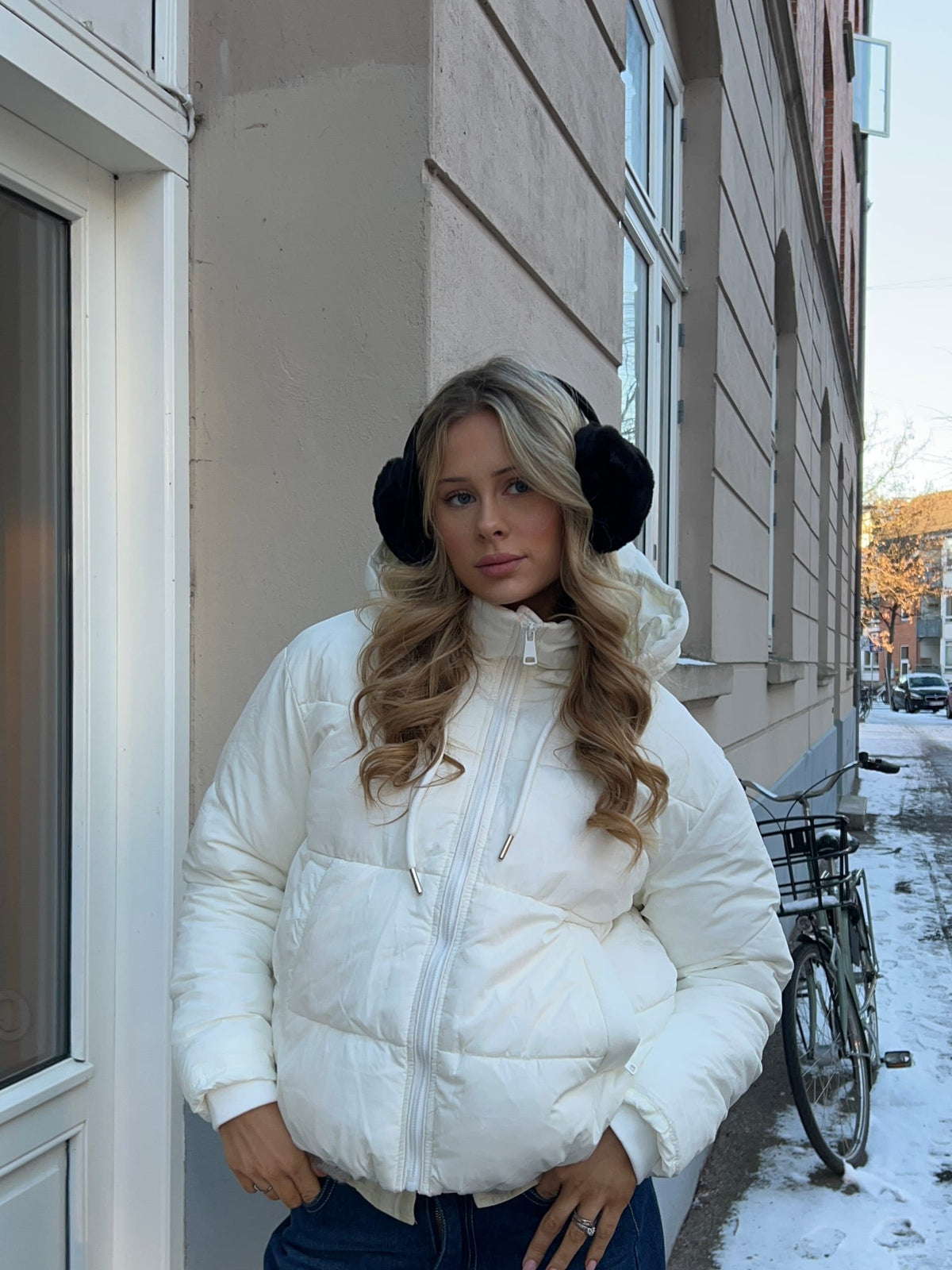 Sia Plush Ear Warmers Black