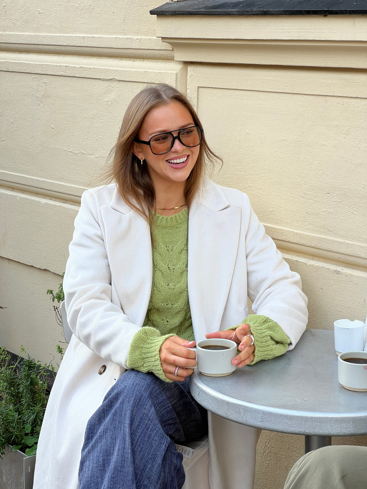 Kelly Long Coat White