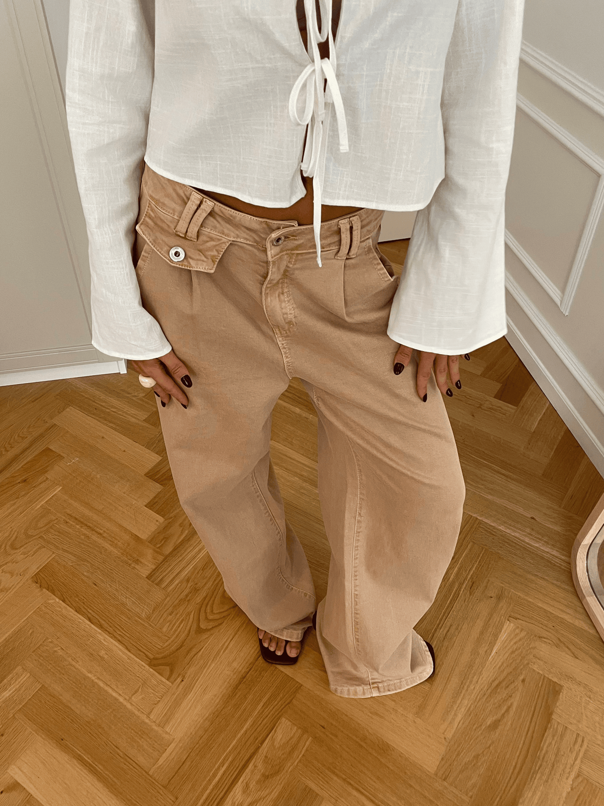 Esme Baggy Jeans Orange