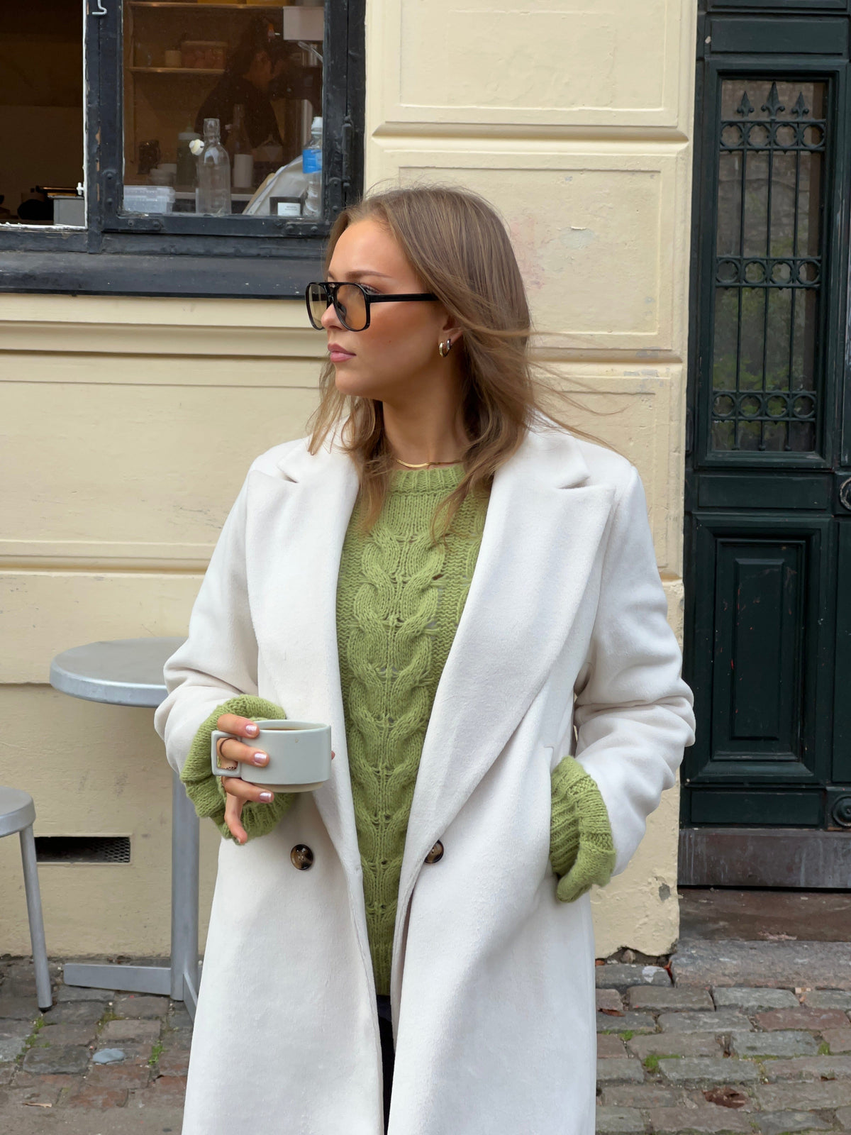 Kelly Long Coat White