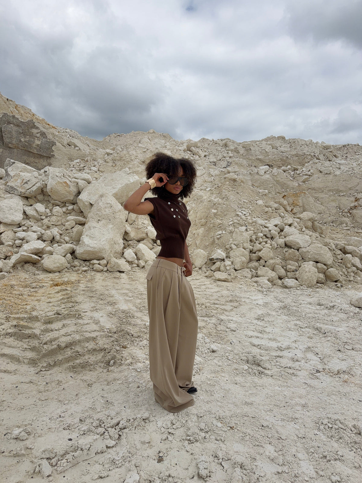 Holly Suit Pants Beige
