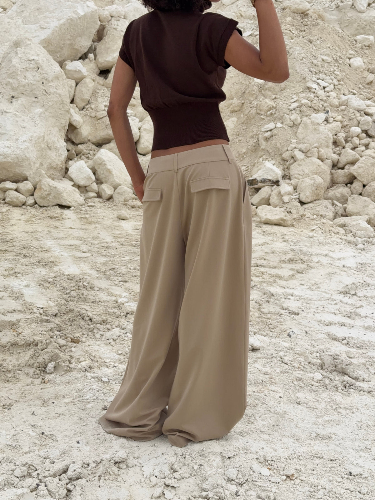 Holly Suit Pants Beige