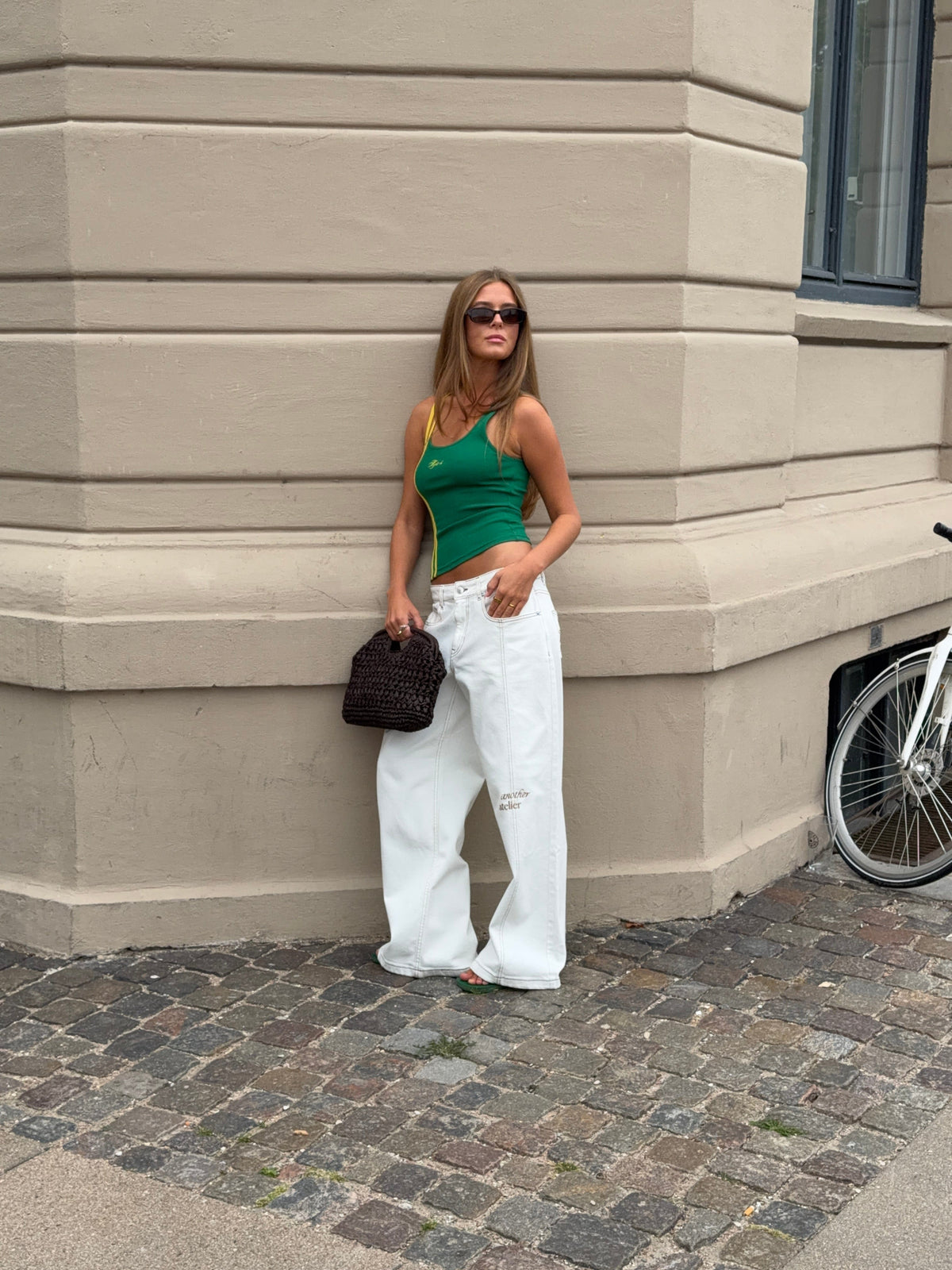 Estrid Baggy Jeans White
