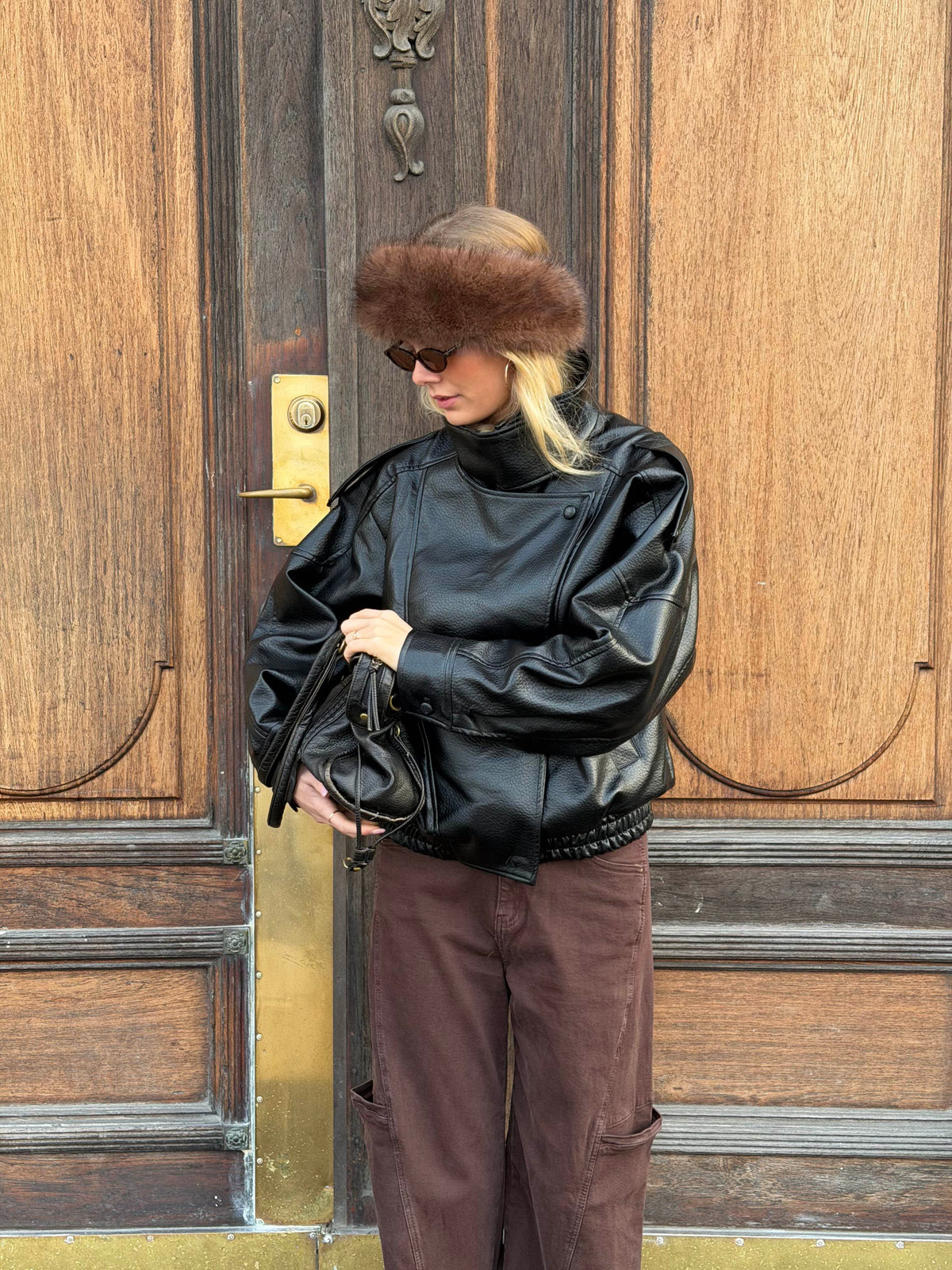 Linea High Neck Jacket Black