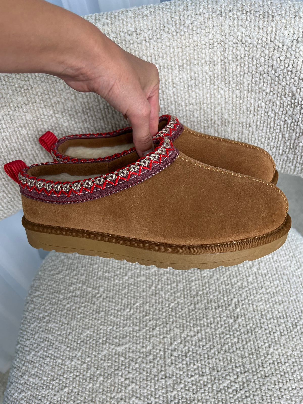 Tora Teddy Shoe Red