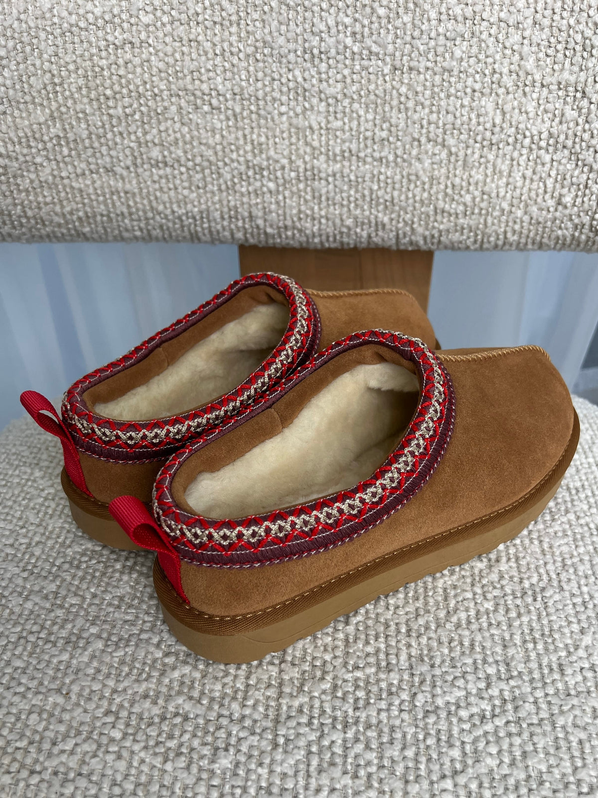 Tora Teddy Shoe Red