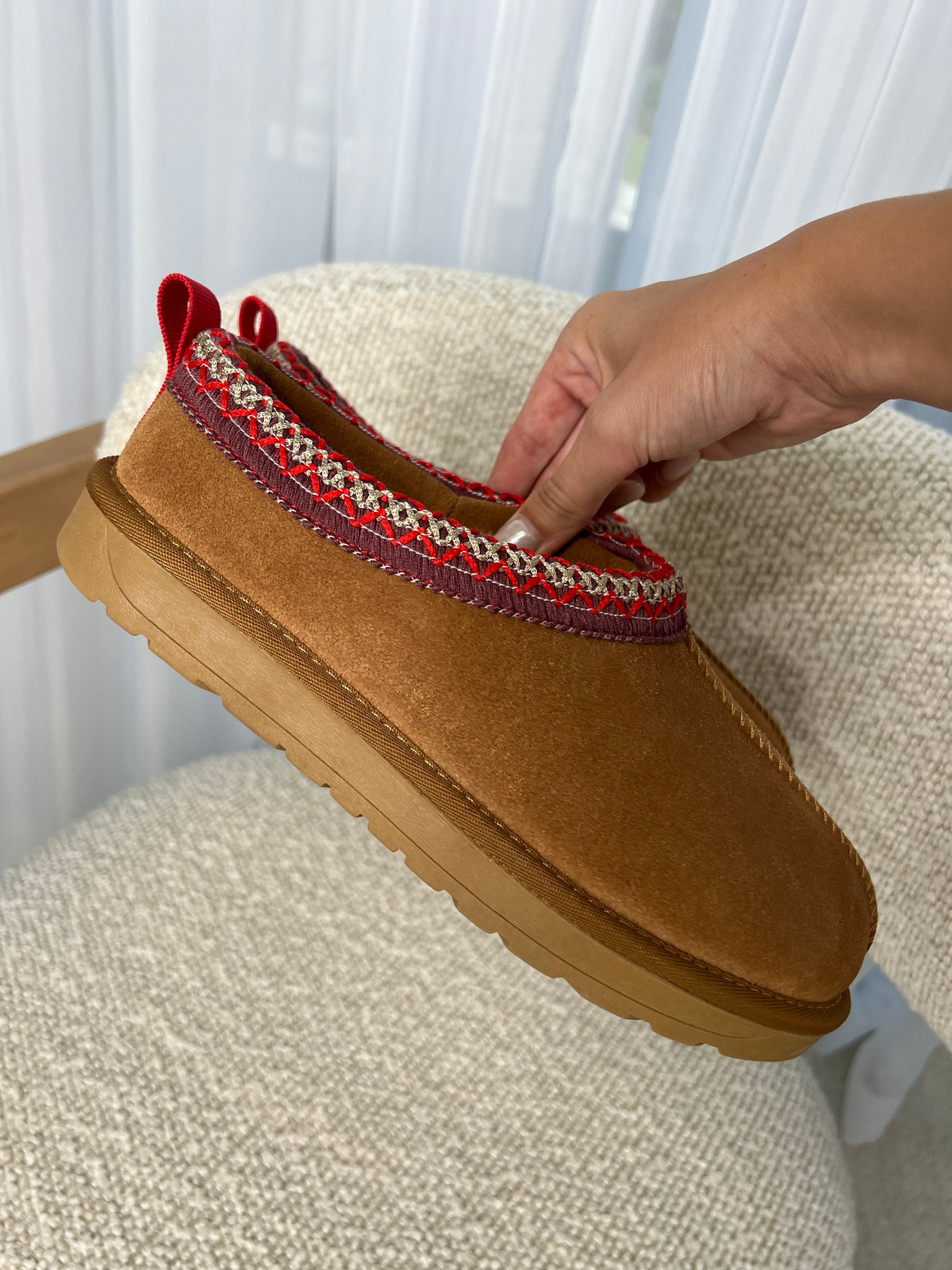 Tora Teddy Shoe Red