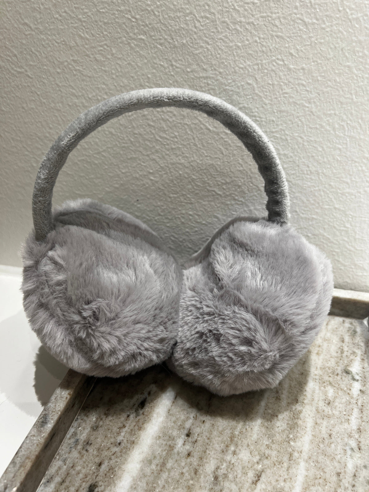 Sia Plush Ear Warmers Grey