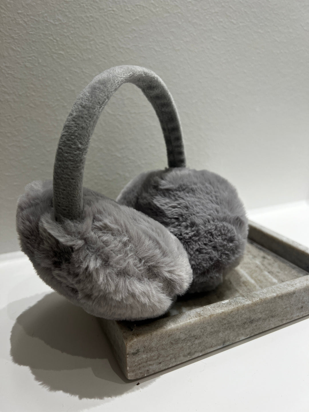 Sia plush ear warmers - Grey