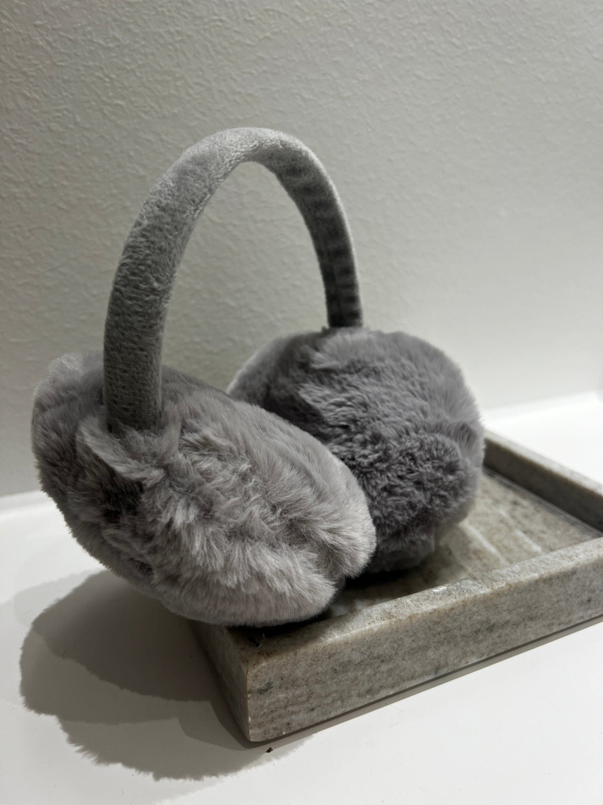 Sia Plush Ear Warmers Grey