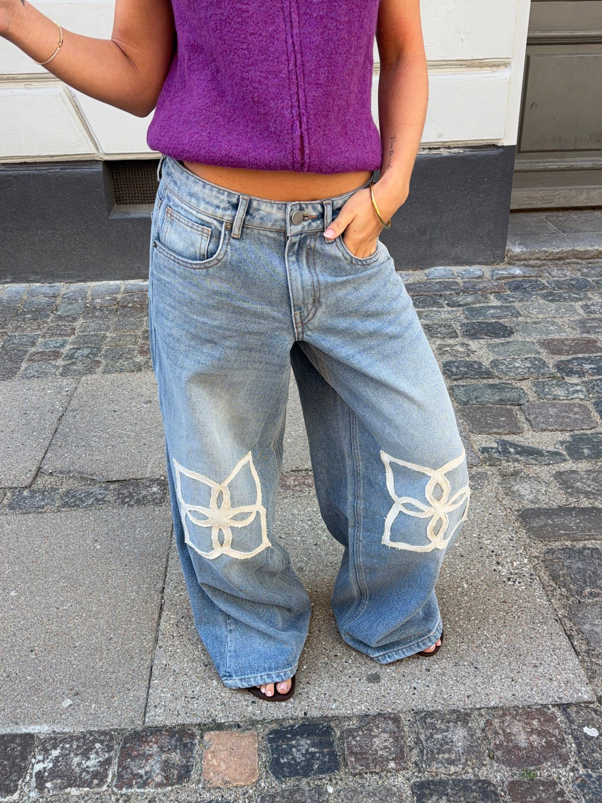 Kira Baggy Jeans Blue