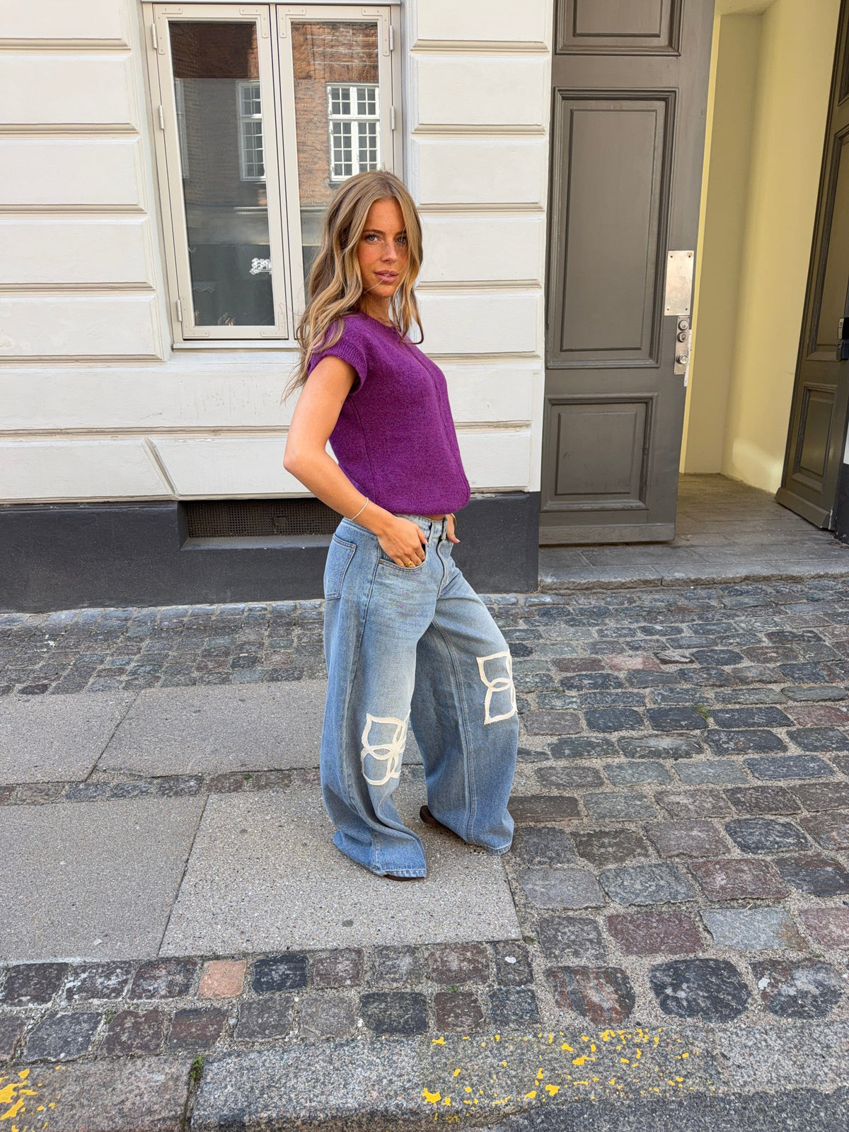 Kira Baggy Jeans Blue