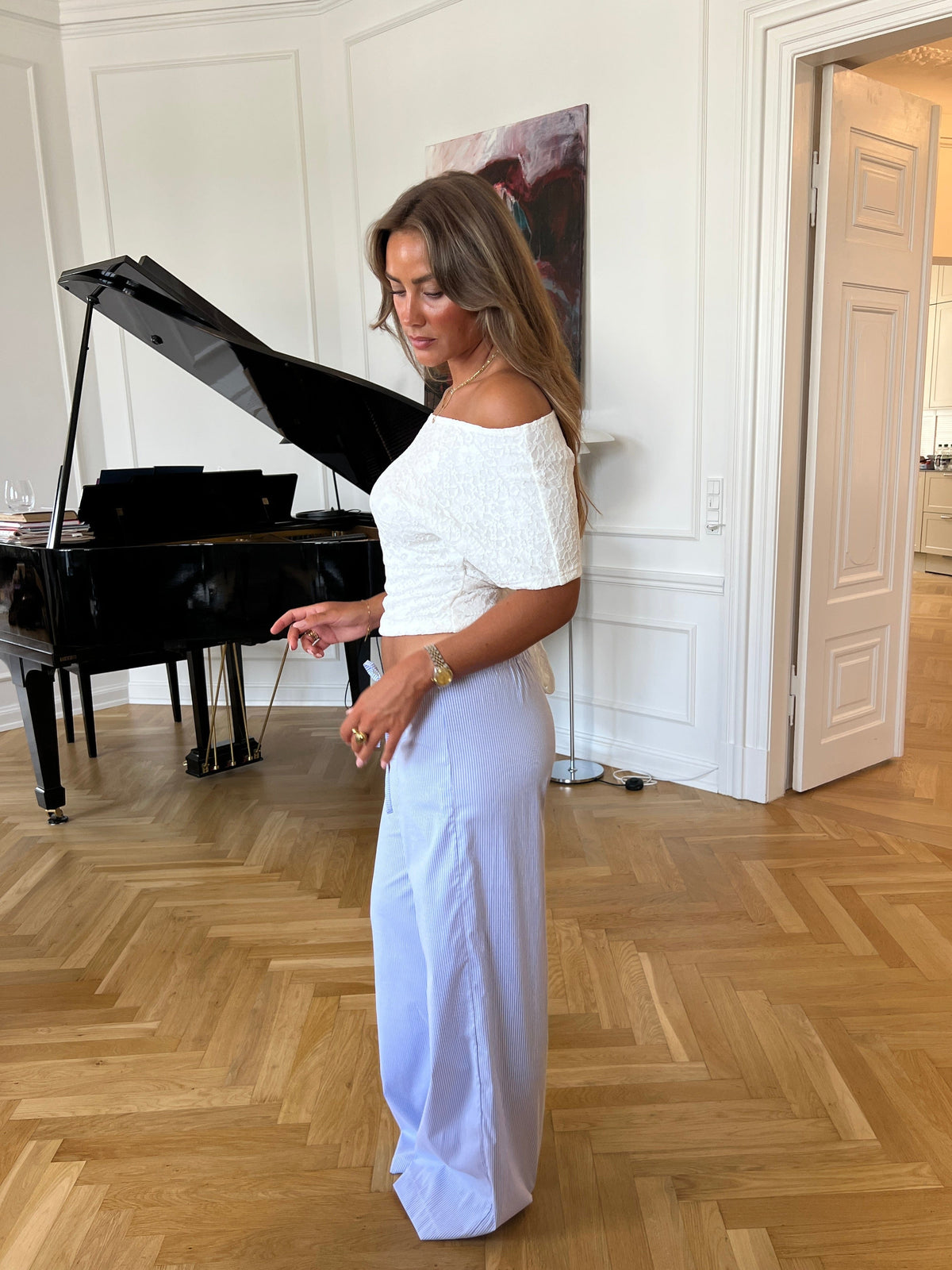 Oura Lace Top Ivory
