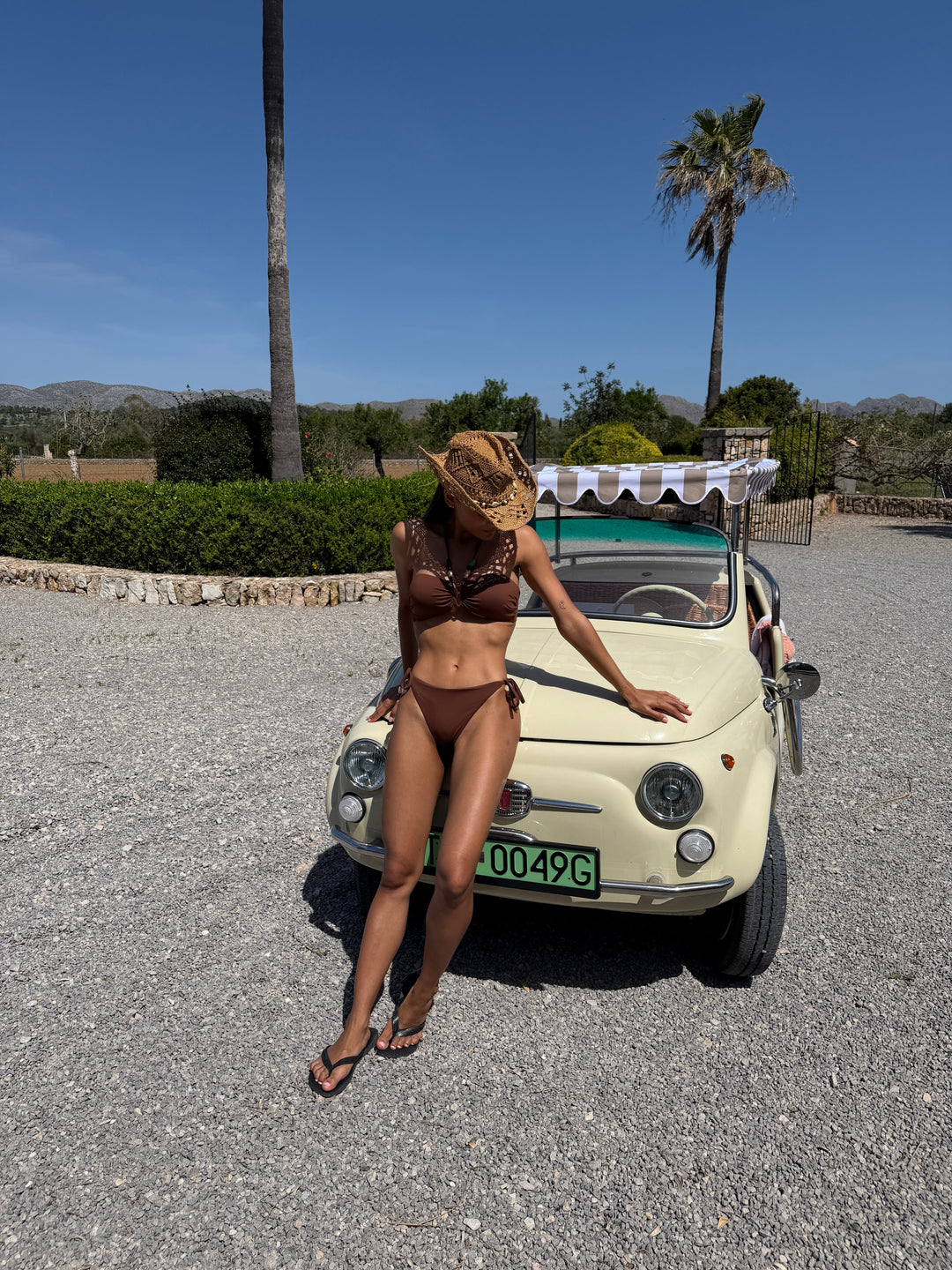 Kenya brazilian bikini bottoms - Dark brown