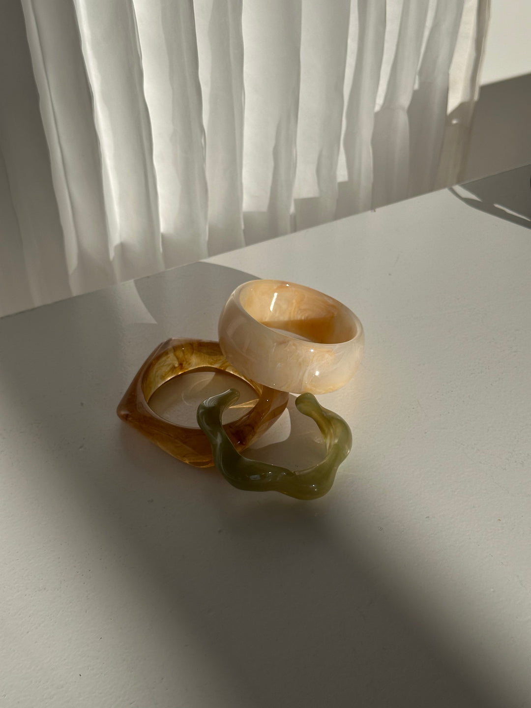 Cleo chunky bracelet - Beige