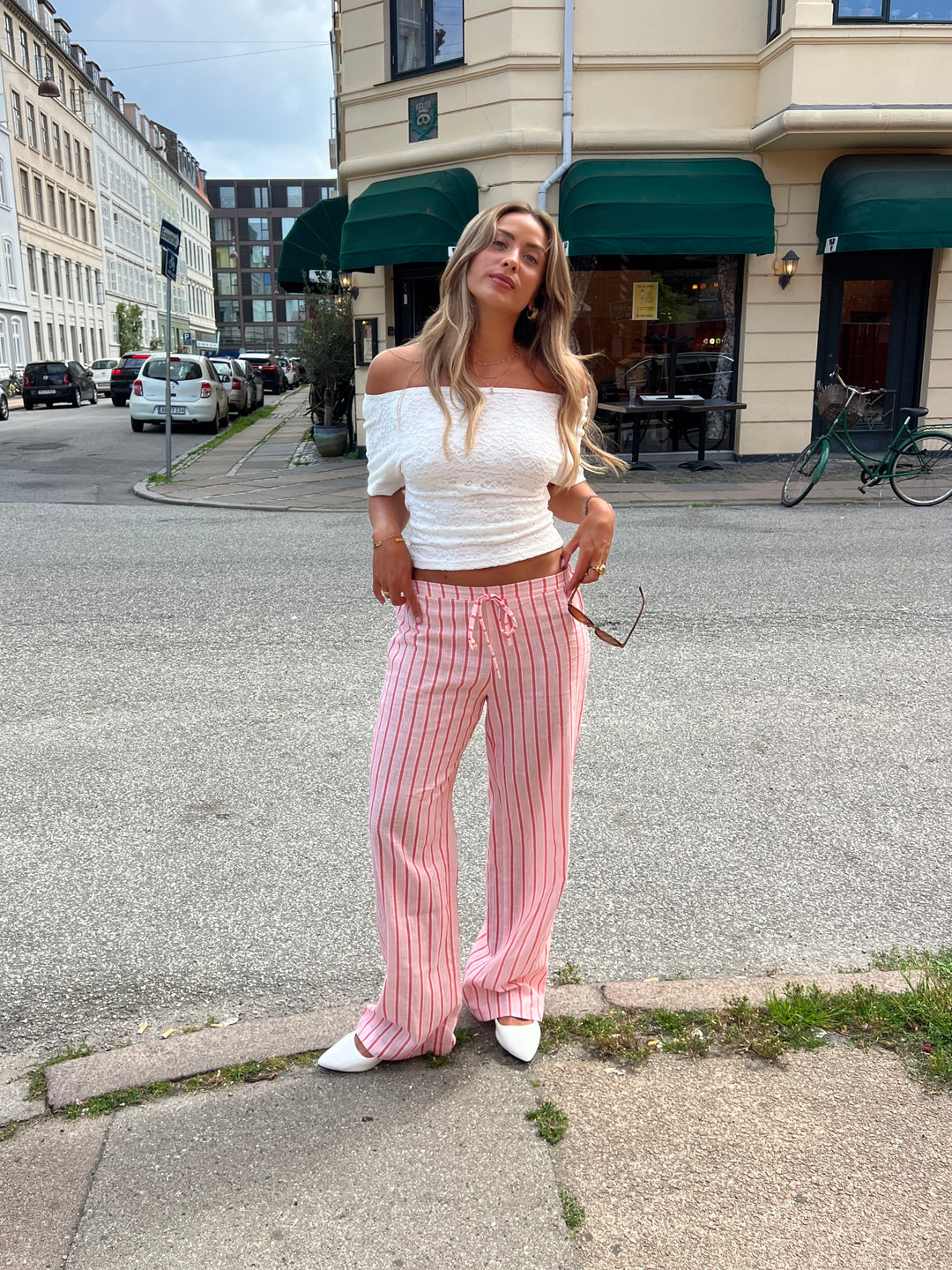 Olivia ballerina - White