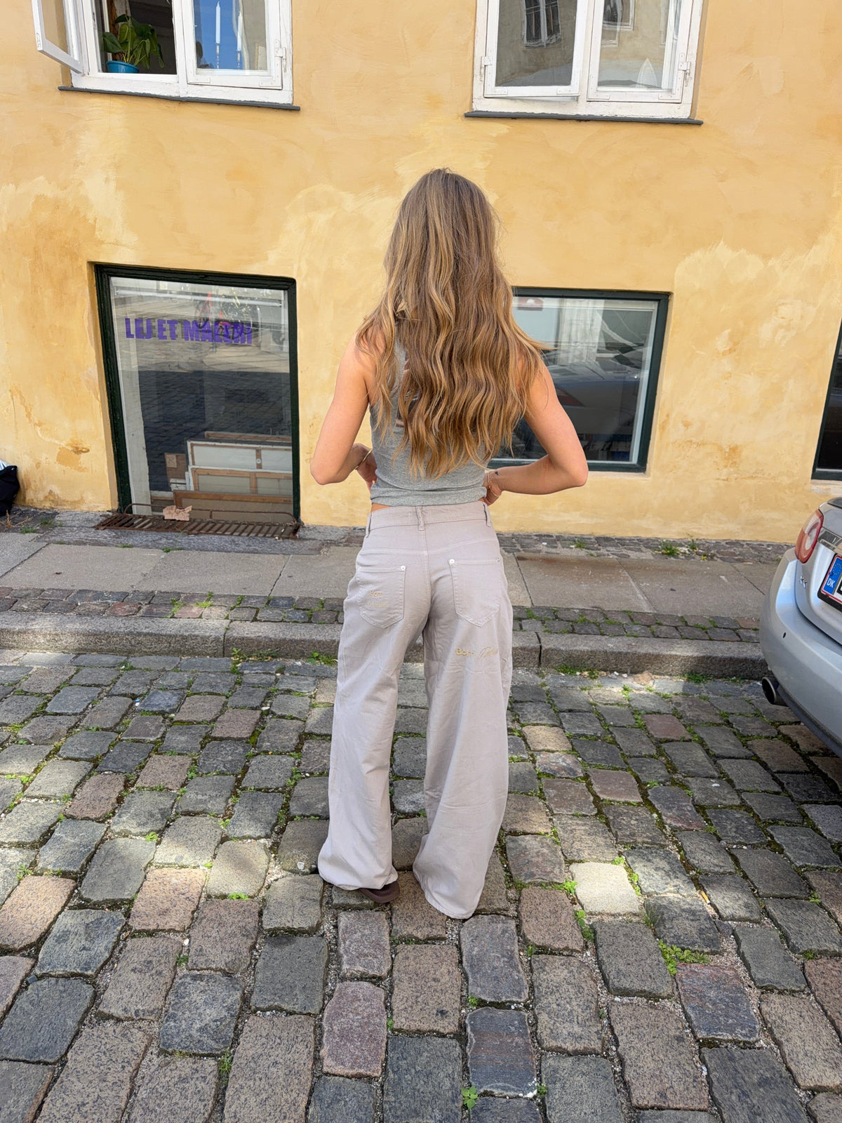 Kelly Baggy Jeans Mauve