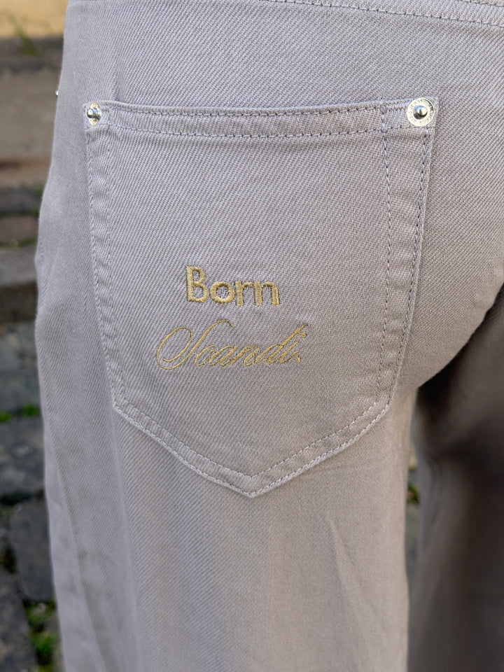 Kelly baggy denim jeans - Mauve