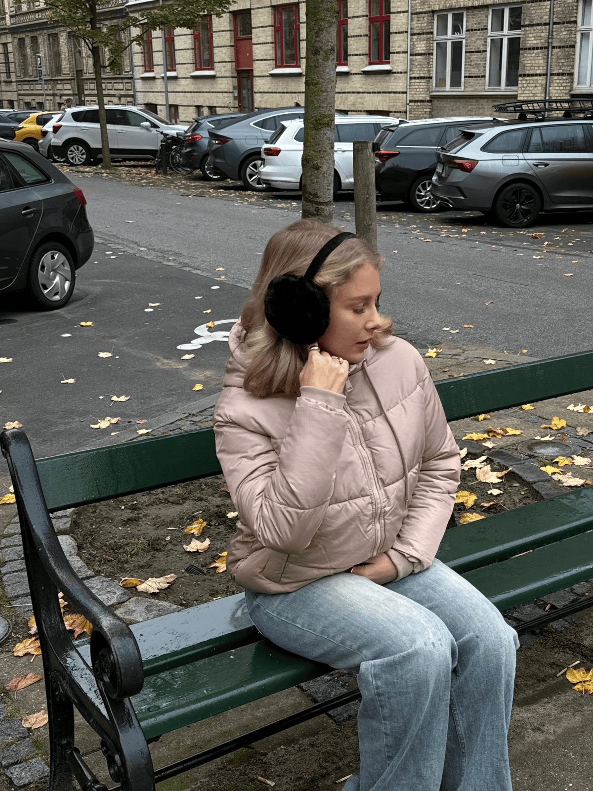 Sia Plush Ear Warmers Black