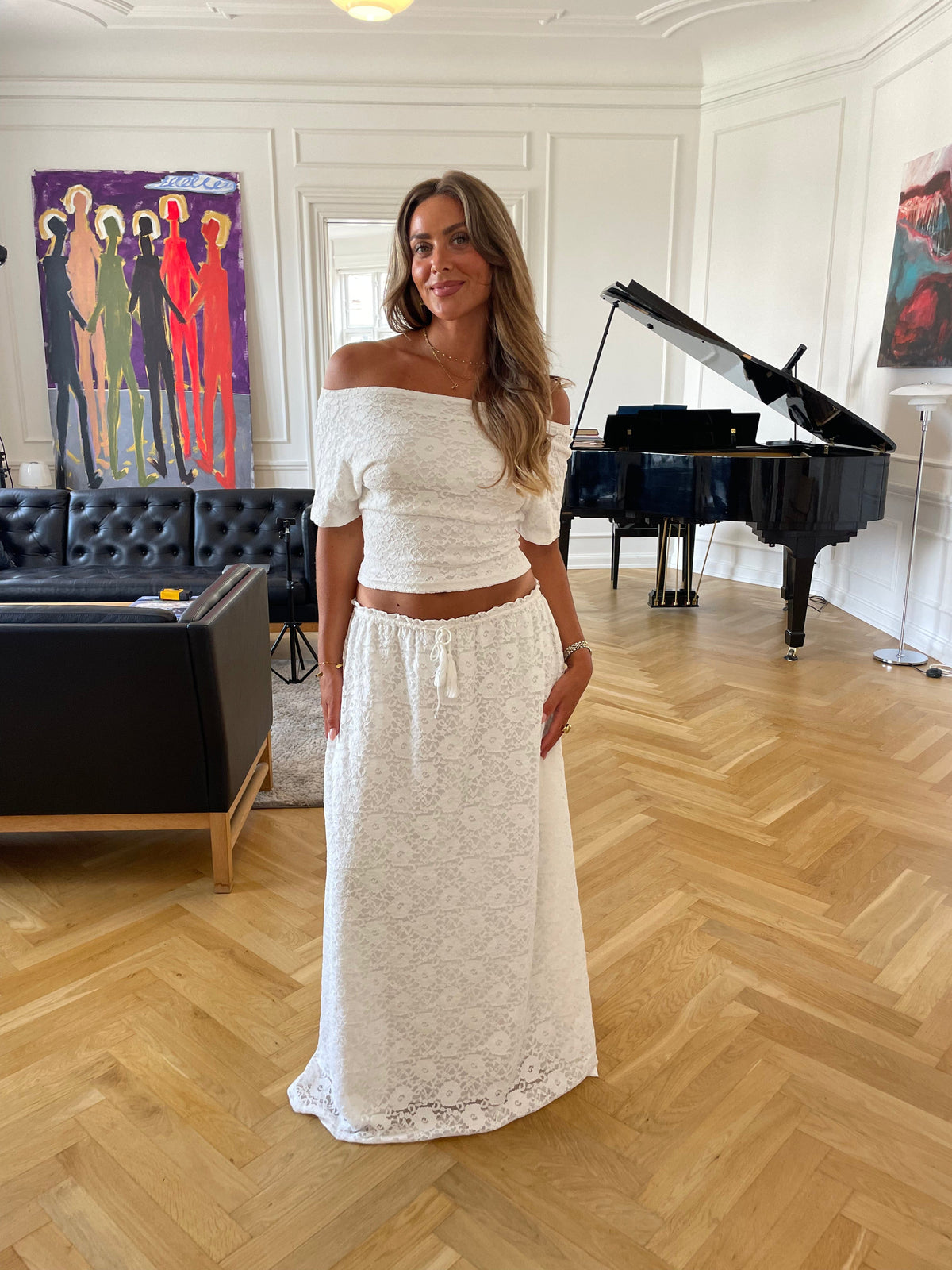 Oura Lace Top Ivory