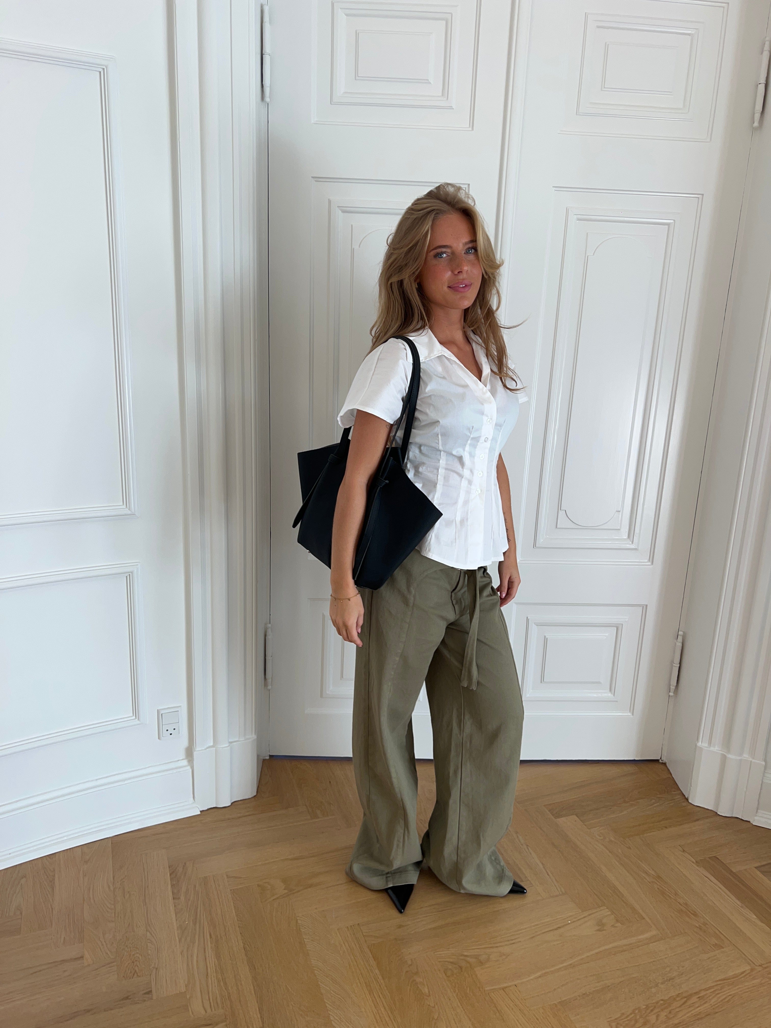 Claire belt pants - Green – AYA-S Worldwide