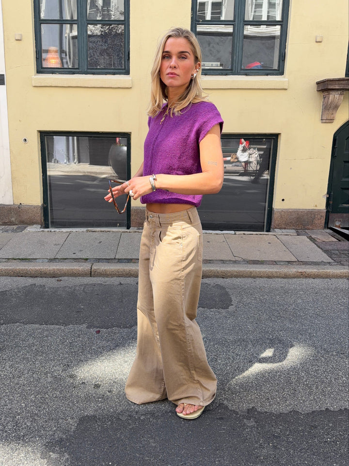 Othilie yoke jeans - Brown