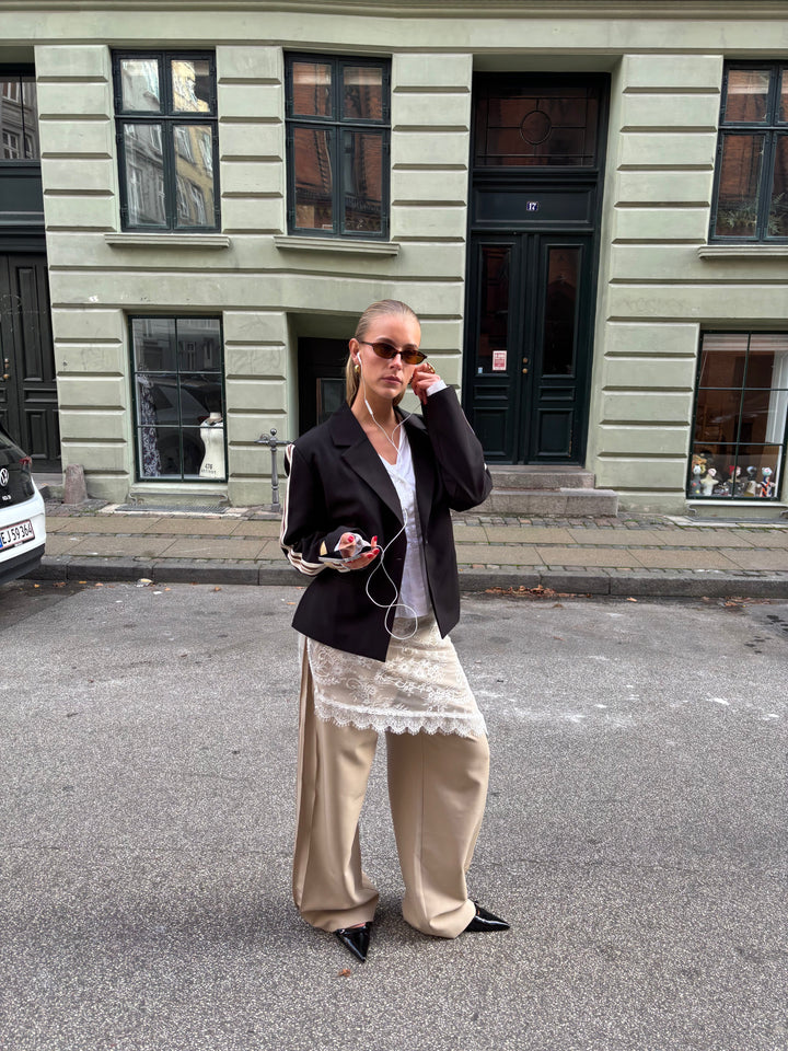 Naja lace tie skirt - White