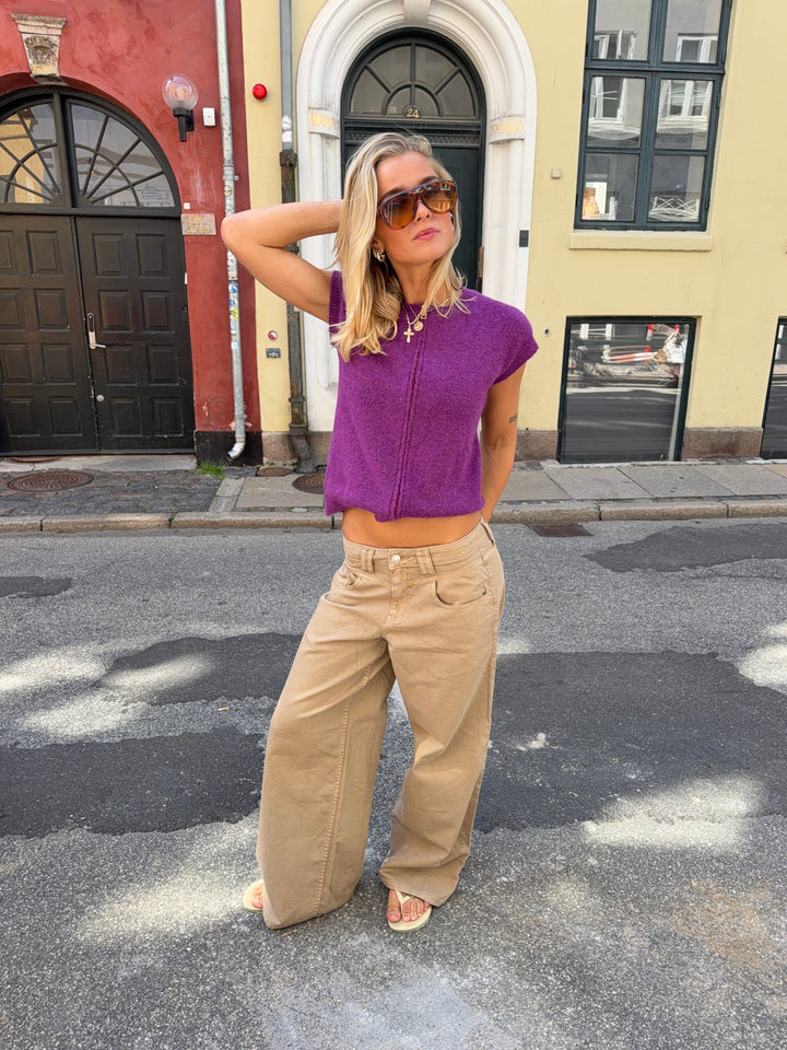 Othilie yoke jeans - Brown