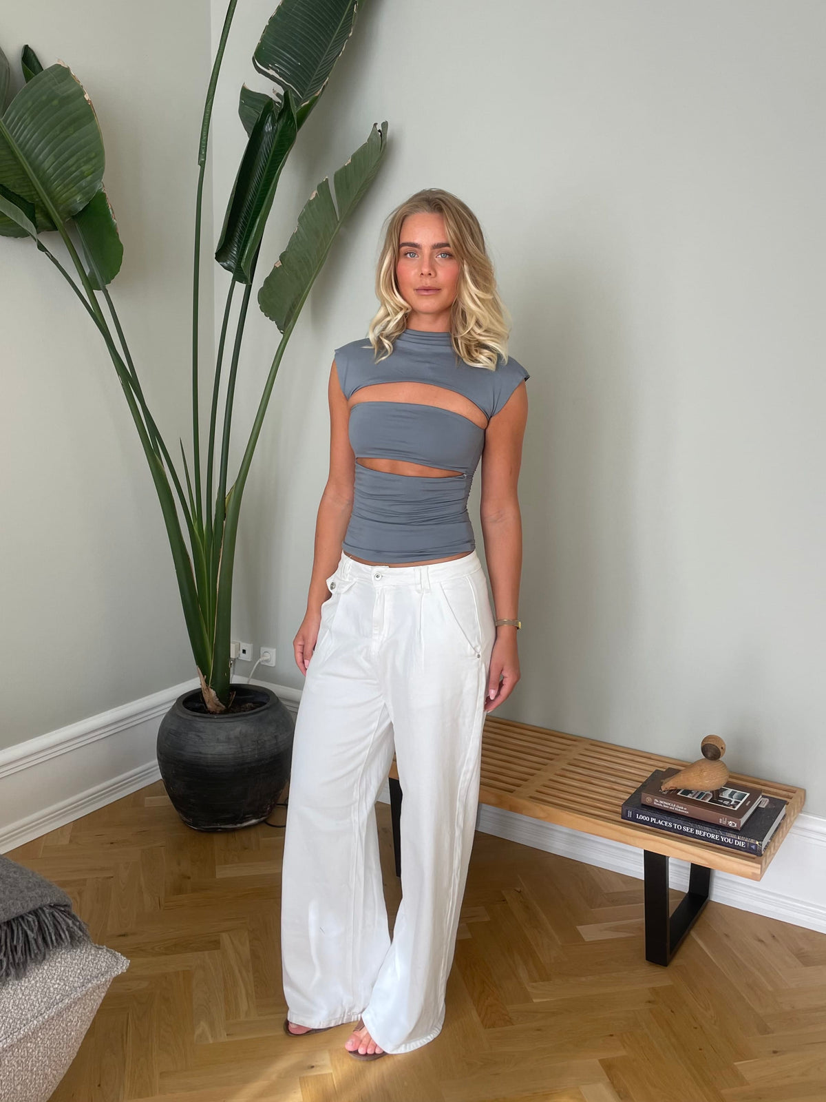 Wilma Top Grey